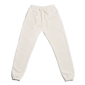 Varsity Logo Sweatpants in Moonbeam. 4X