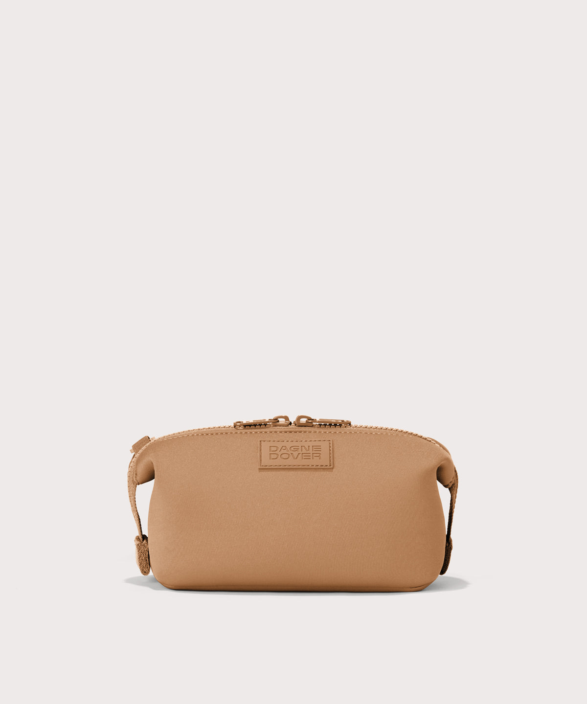 Hunter Toiletry Bag in Camel. Small