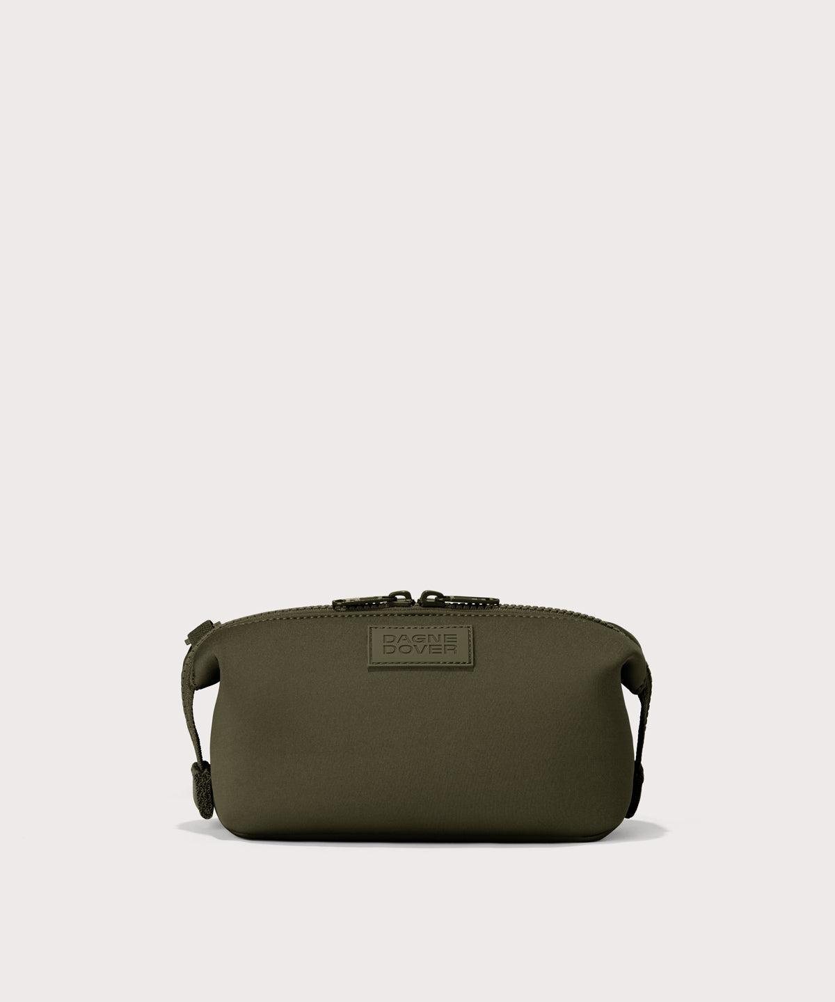 Hunter Toiletry Bag in Dark Moss. Small