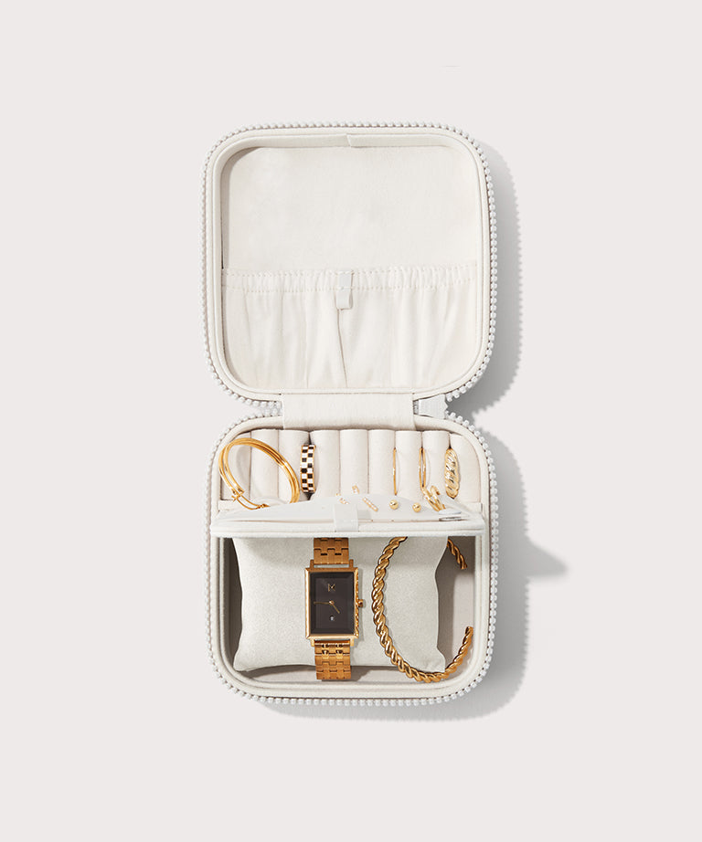 Frankie Jewelry Case in Moonbeam. Large - Image 3