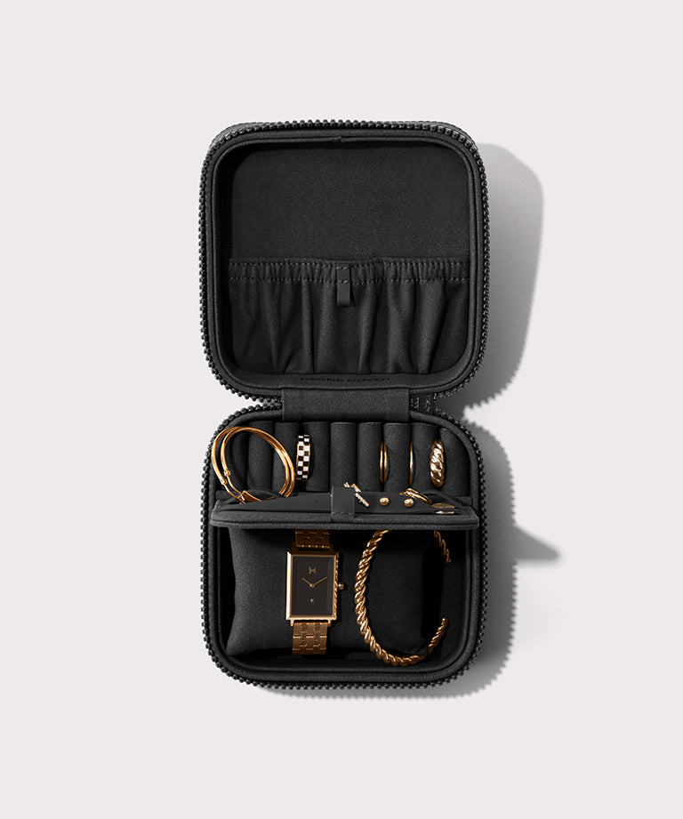 Frankie Jewelry Case in Onyx. Large - Image 3