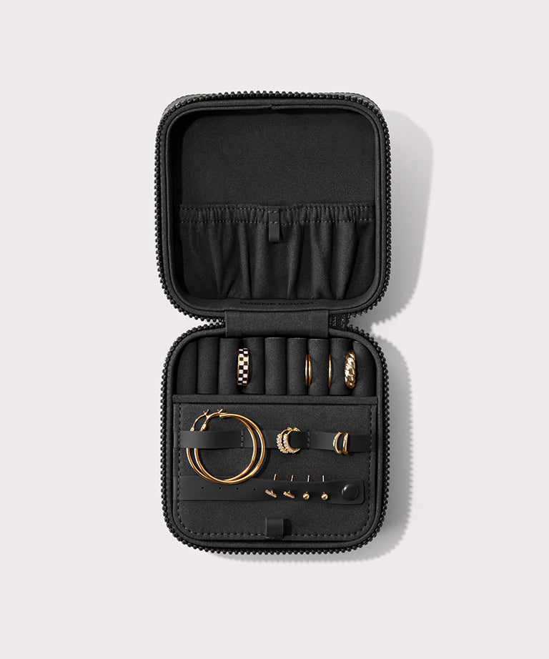 Frankie Jewelry Case in Onyx. Large - Image 2