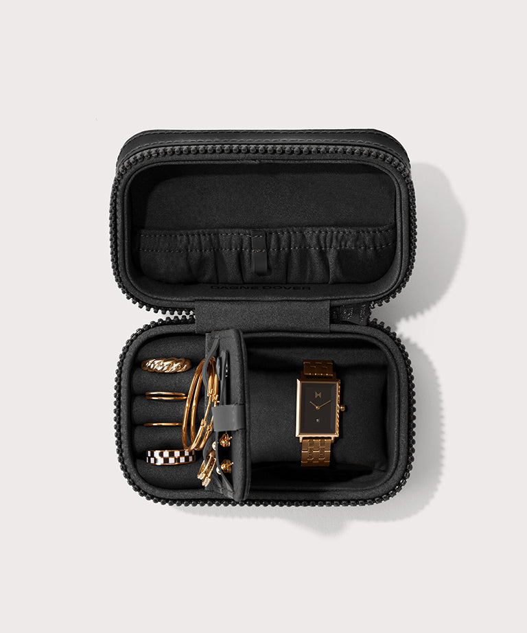 Frankie Jewelry Case in Onyx. Small - Image 3
