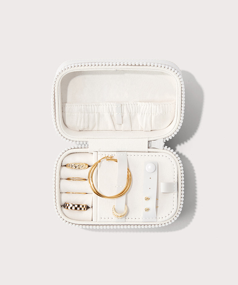 Frankie Jewelry Case in Moonbeam. Small - Image 2