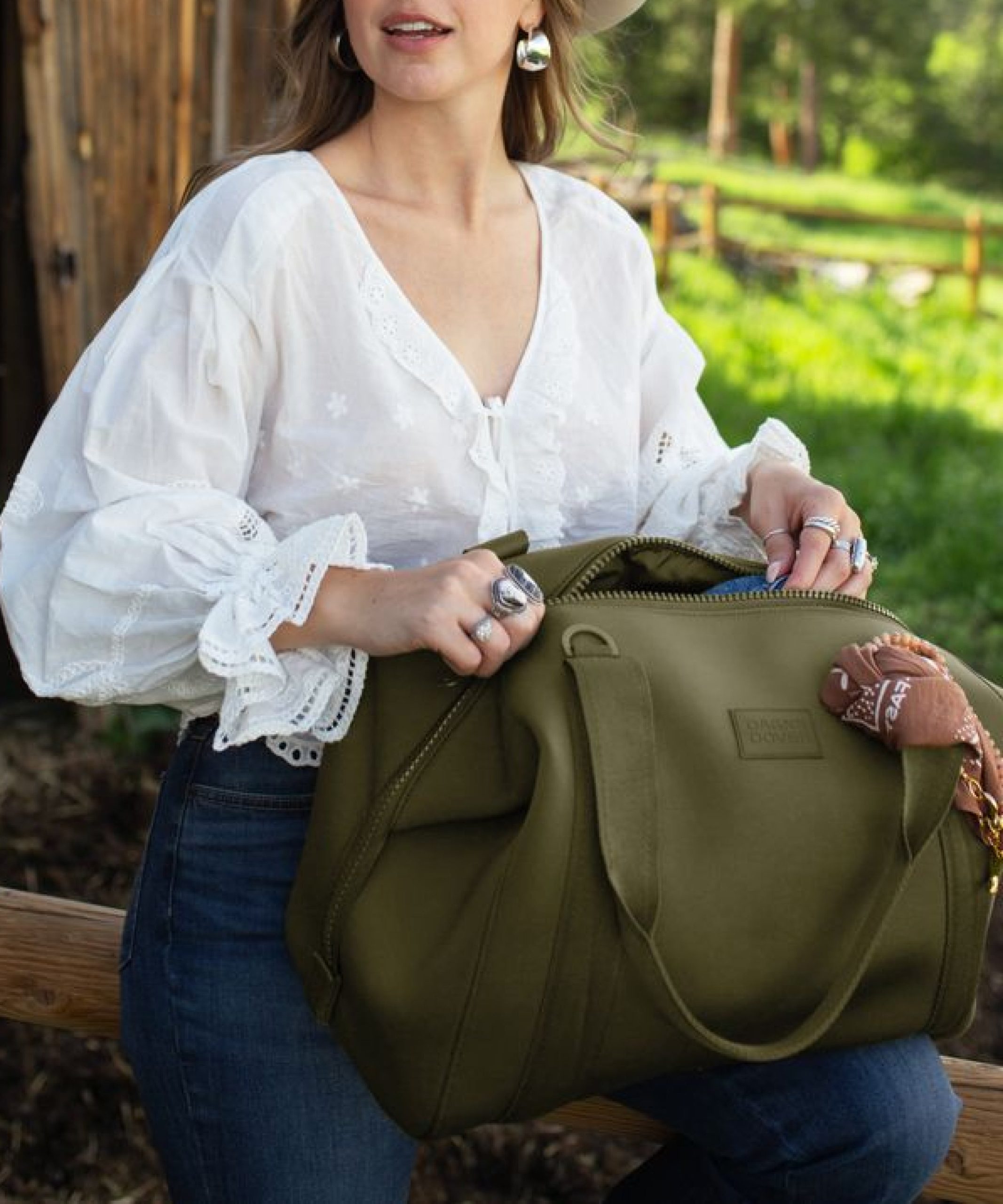 Landon Carryall in Camel. Large - Image 2