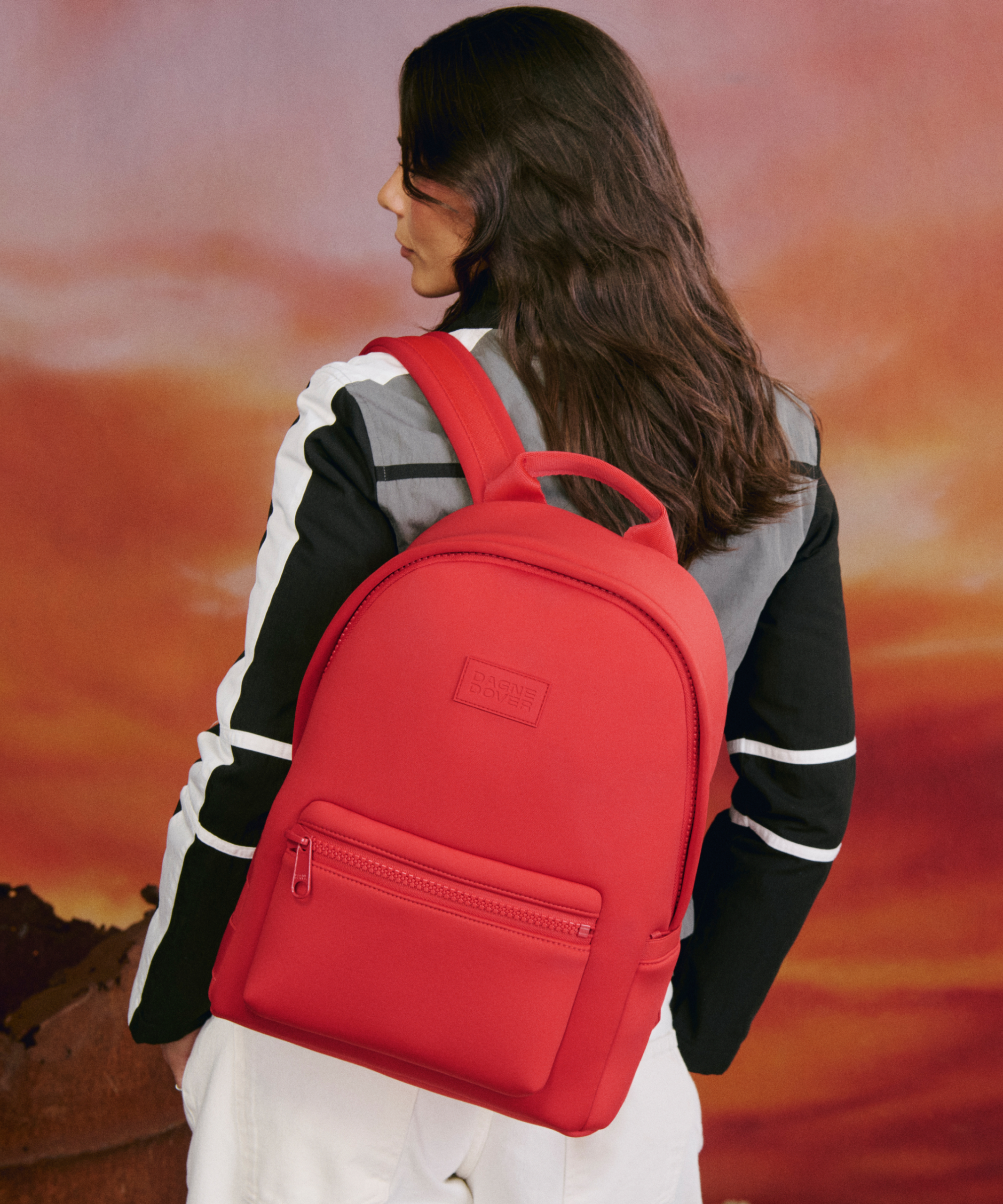 Dakota Backpack in Cherry. Medium - Image 8