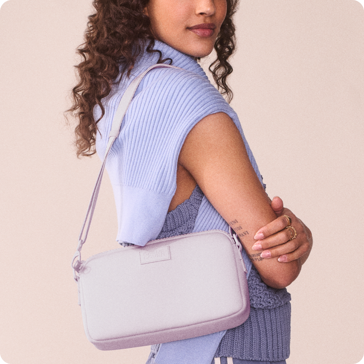 Nora Shoulder Bag in Dark Moss - Image 6