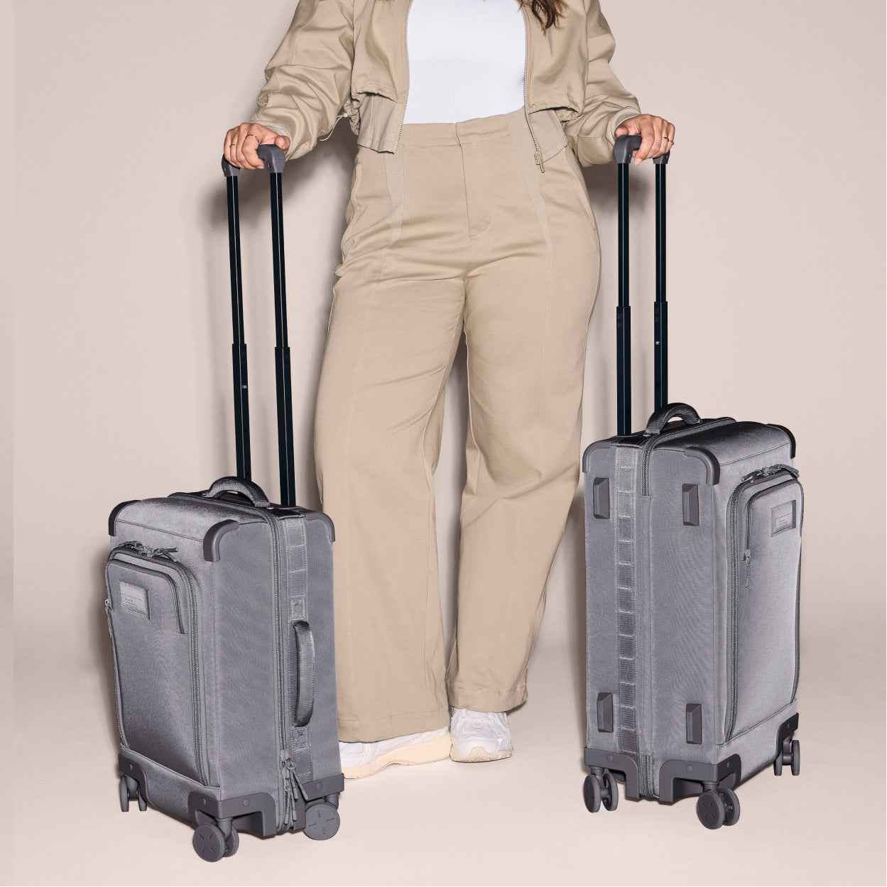 Seattle Carry-On Luggage in Ash. Smaller - 20.5 inch - Image 11