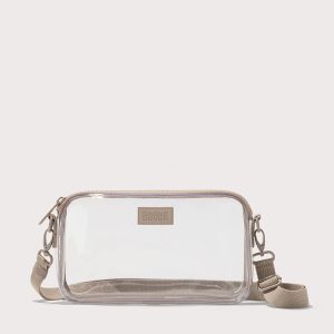 Nora Stadium Shoulder Bag in Clear