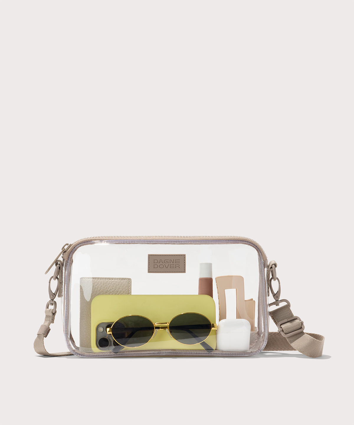 Nora Stadium Shoulder Bag in Clear - Image 3