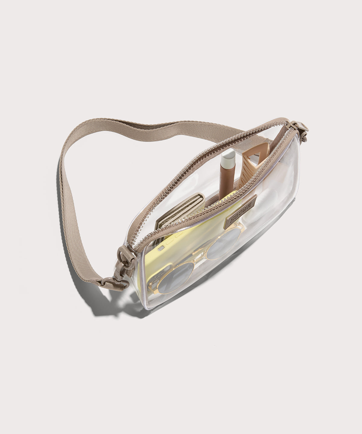 Nora Stadium Shoulder Bag in Clear - Image 2