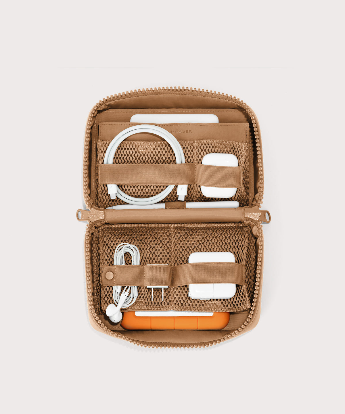 Arlo Tech Organizer in Camel. Large - Image 2