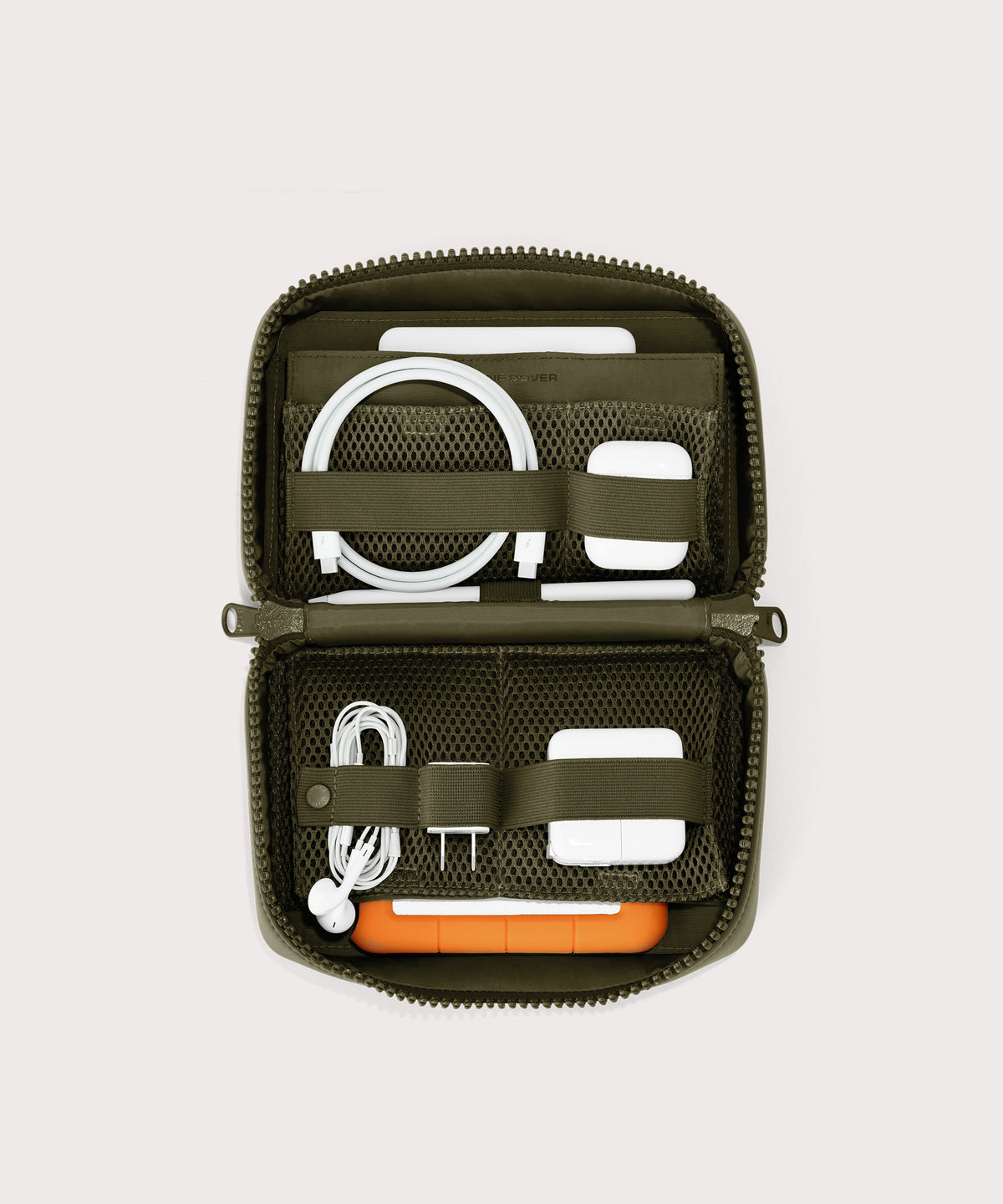 Arlo Tech Organizer in Dark Moss. Large - Image 2