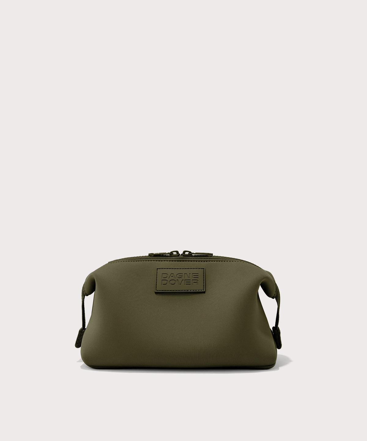 Hunter Toiletry Bag in Dark Moss. Large