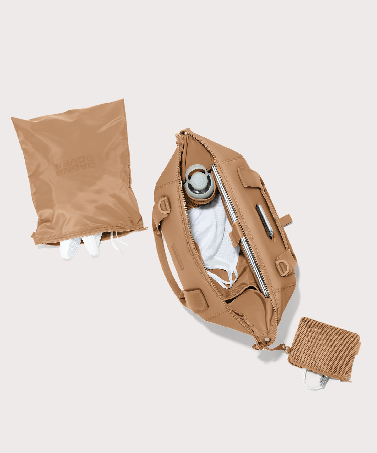 Landon Carryall in Camel. Medium - Image 3