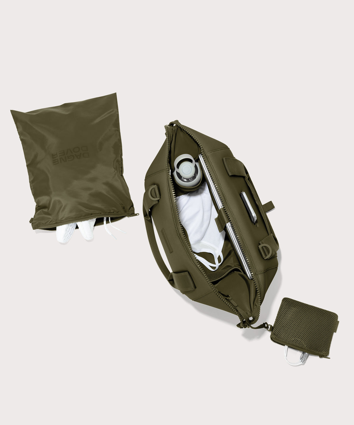Landon Carryall in Dark Moss. Medium - Image 3