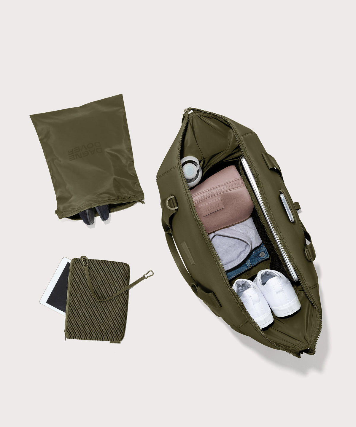 Landon Carryall in Dark Moss. Extra Large - Image 3