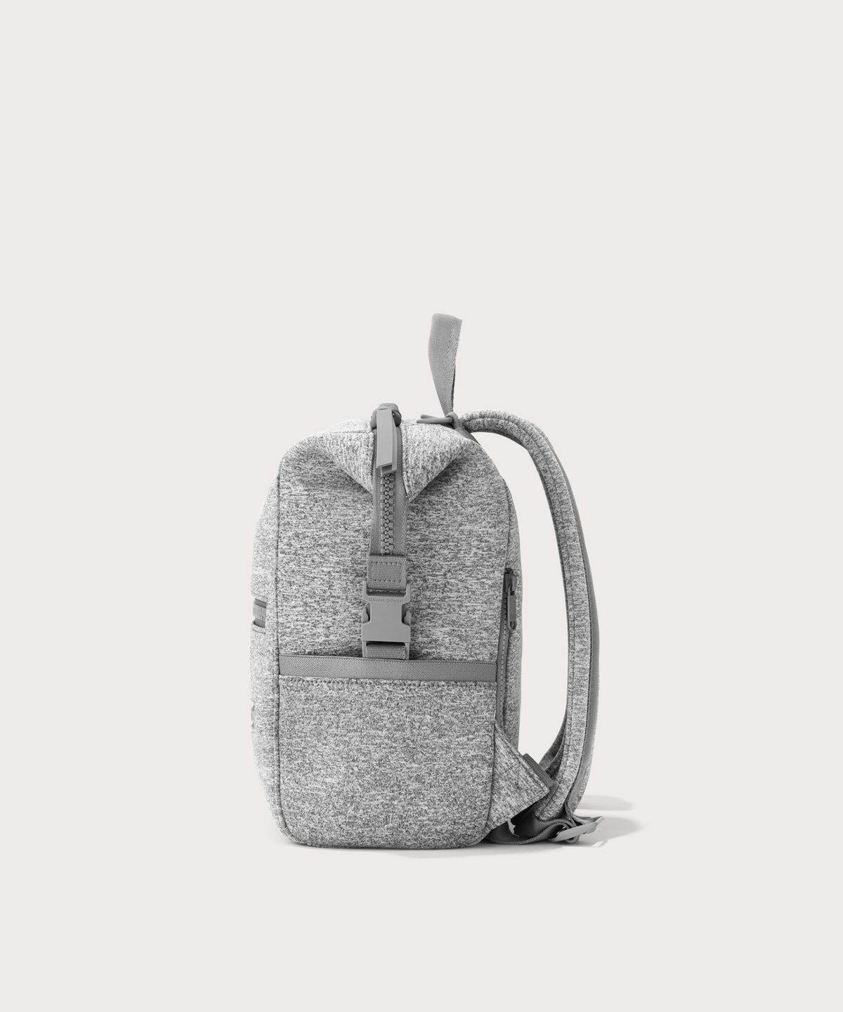 Indi Diaper Backpack in Heather Grey. Small - Image 5