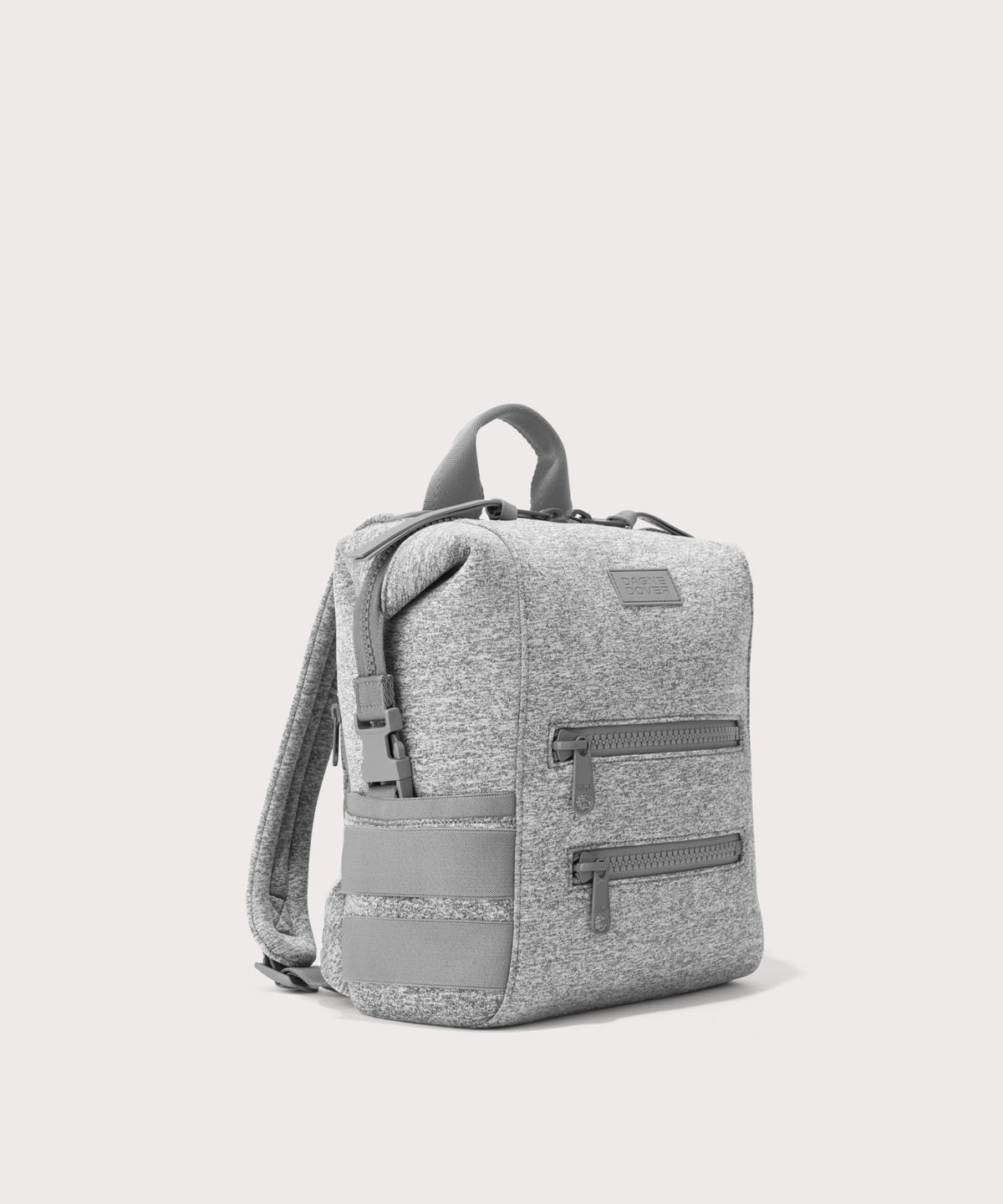 Indi Diaper Backpack in Heather Grey. Small - Image 3