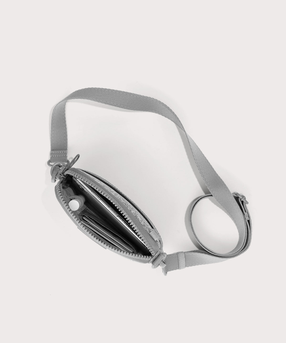 Mara Phone Sling in Heather Grey - Image 2