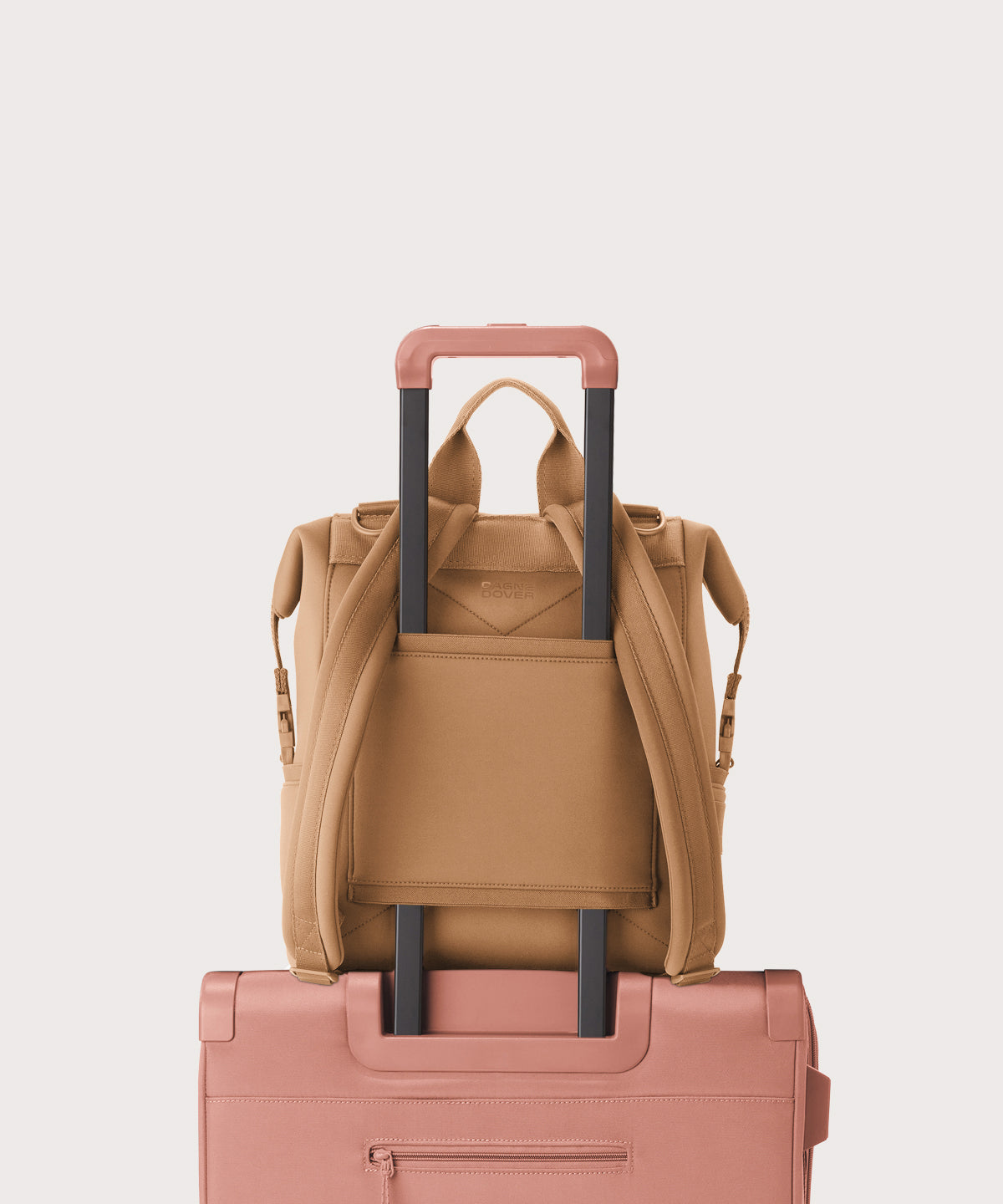 Indi Diaper Backpack in Camel. Medium - Image 9