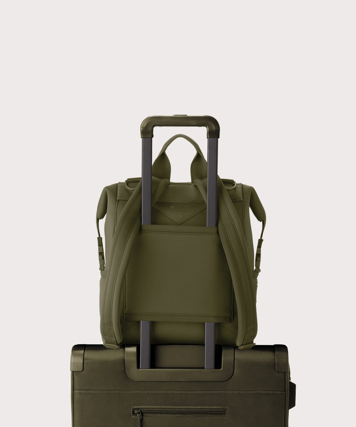 Indi Diaper Backpack in Dark Moss. Medium - Image 9