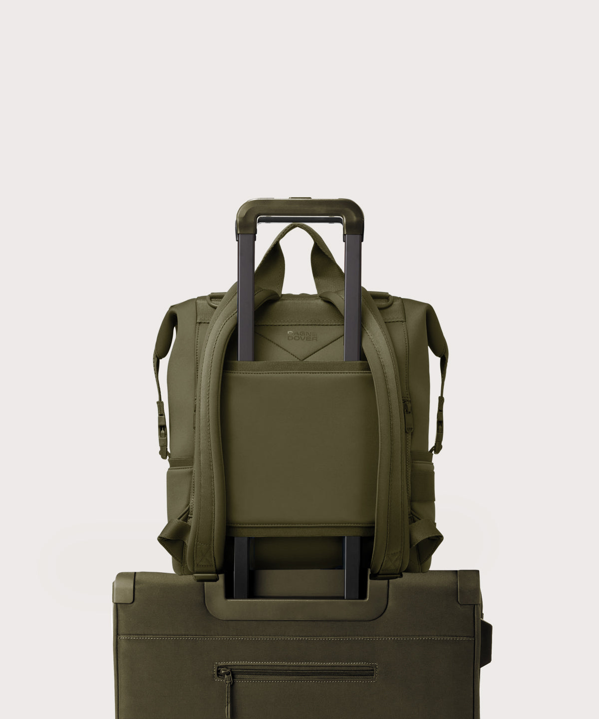 Indi Diaper Backpack in Dark Moss. Large - Image 9