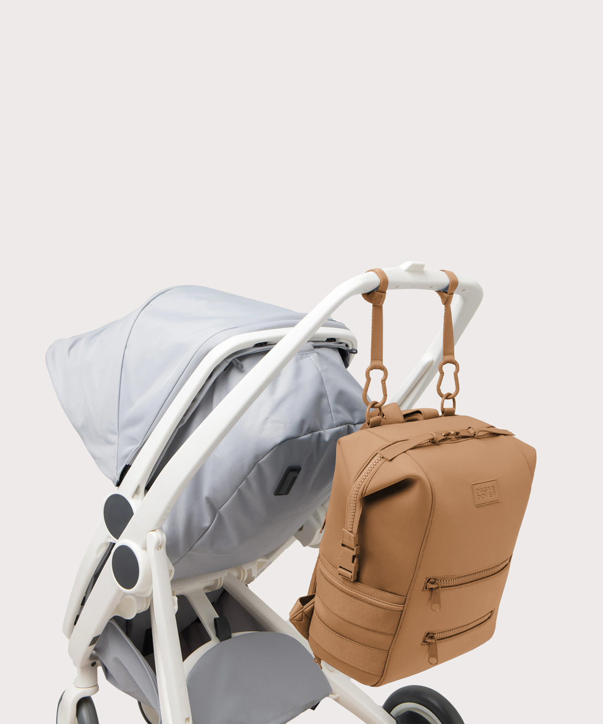 Indi Diaper Backpack in Camel. Large - Image 8