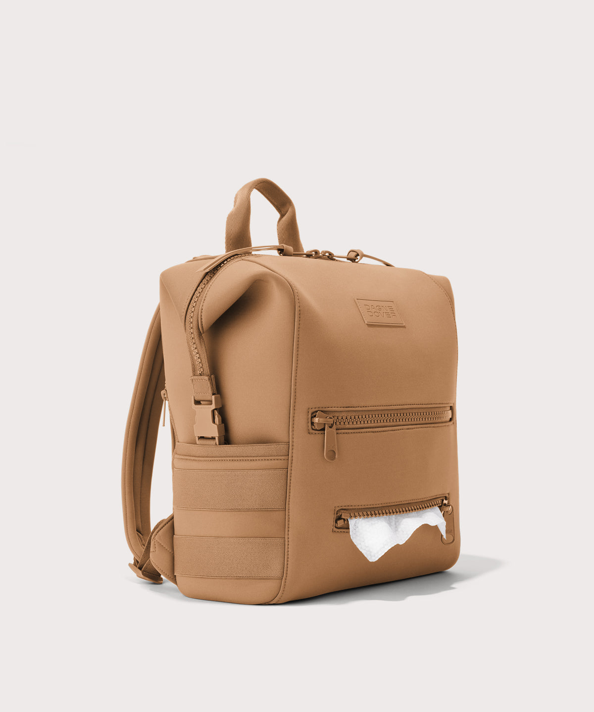 Indi Diaper Backpack in Camel. Medium - Image 7