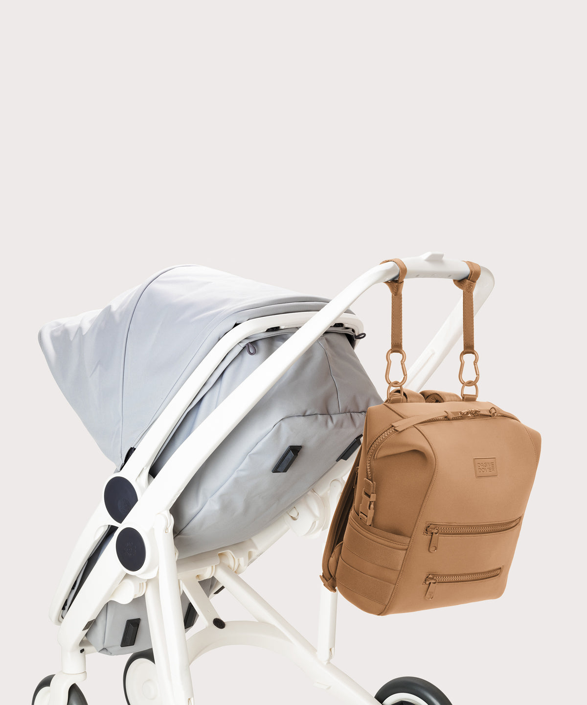 Indi Diaper Backpack in Camel. Medium - Image 8
