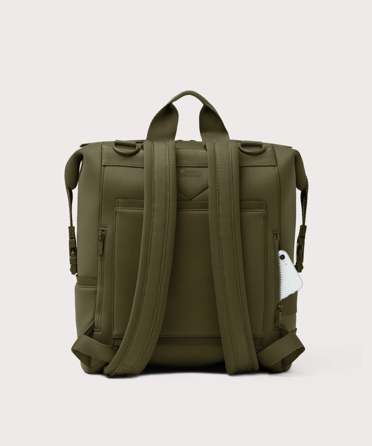 Indi Diaper Backpack in Dark Moss. Large - Image 5