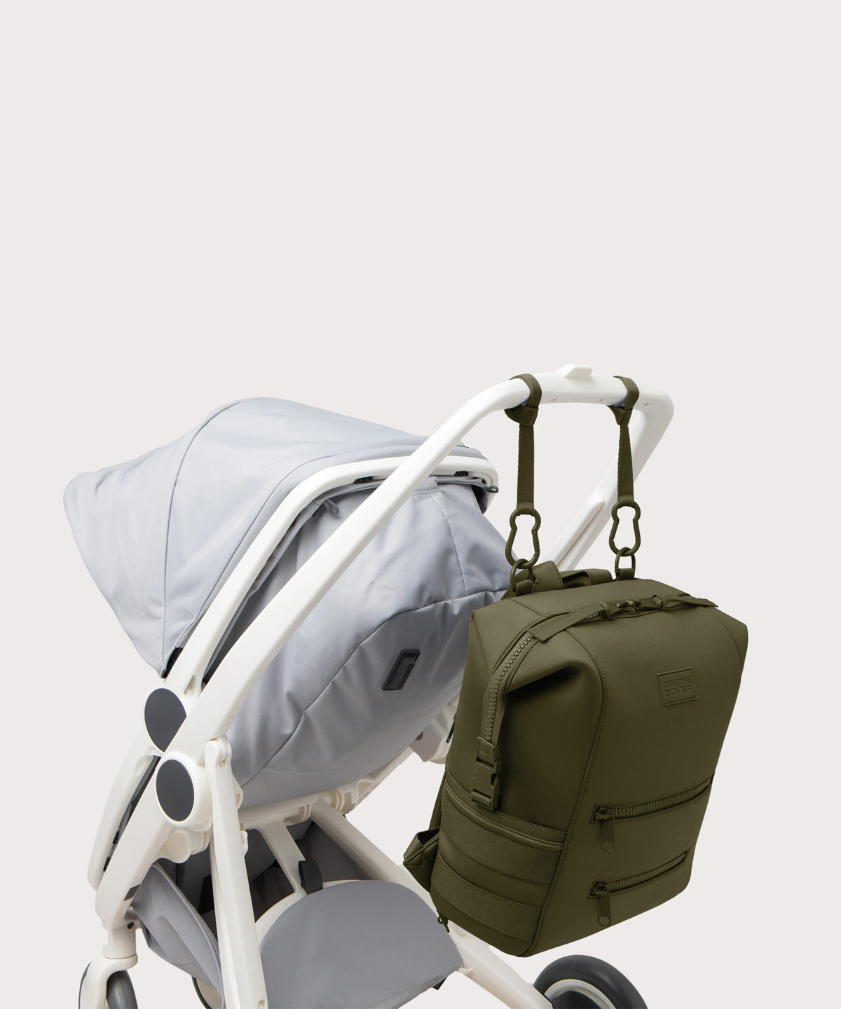 Indi Diaper Backpack in Dark Moss. Large - Image 8