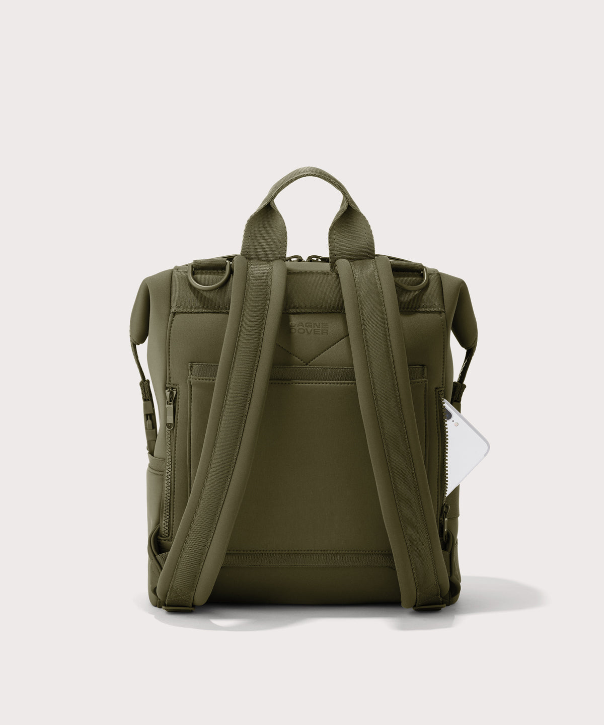 Indi Diaper Backpack in Dark Moss. Medium - Image 5