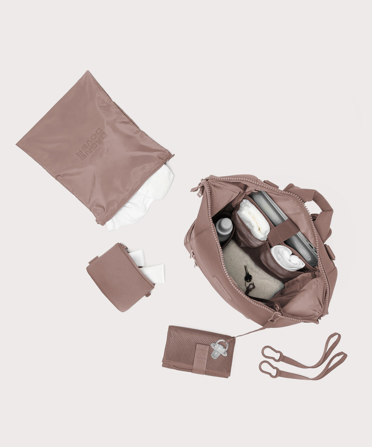 Indi Diaper Backpack in Dune. Large - Image 3
