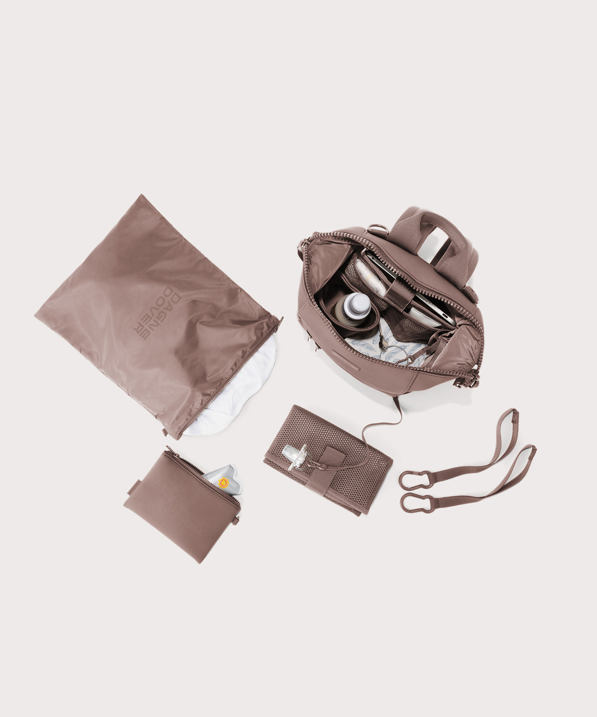 Indi Diaper Backpack in Dune. Small - Image 2