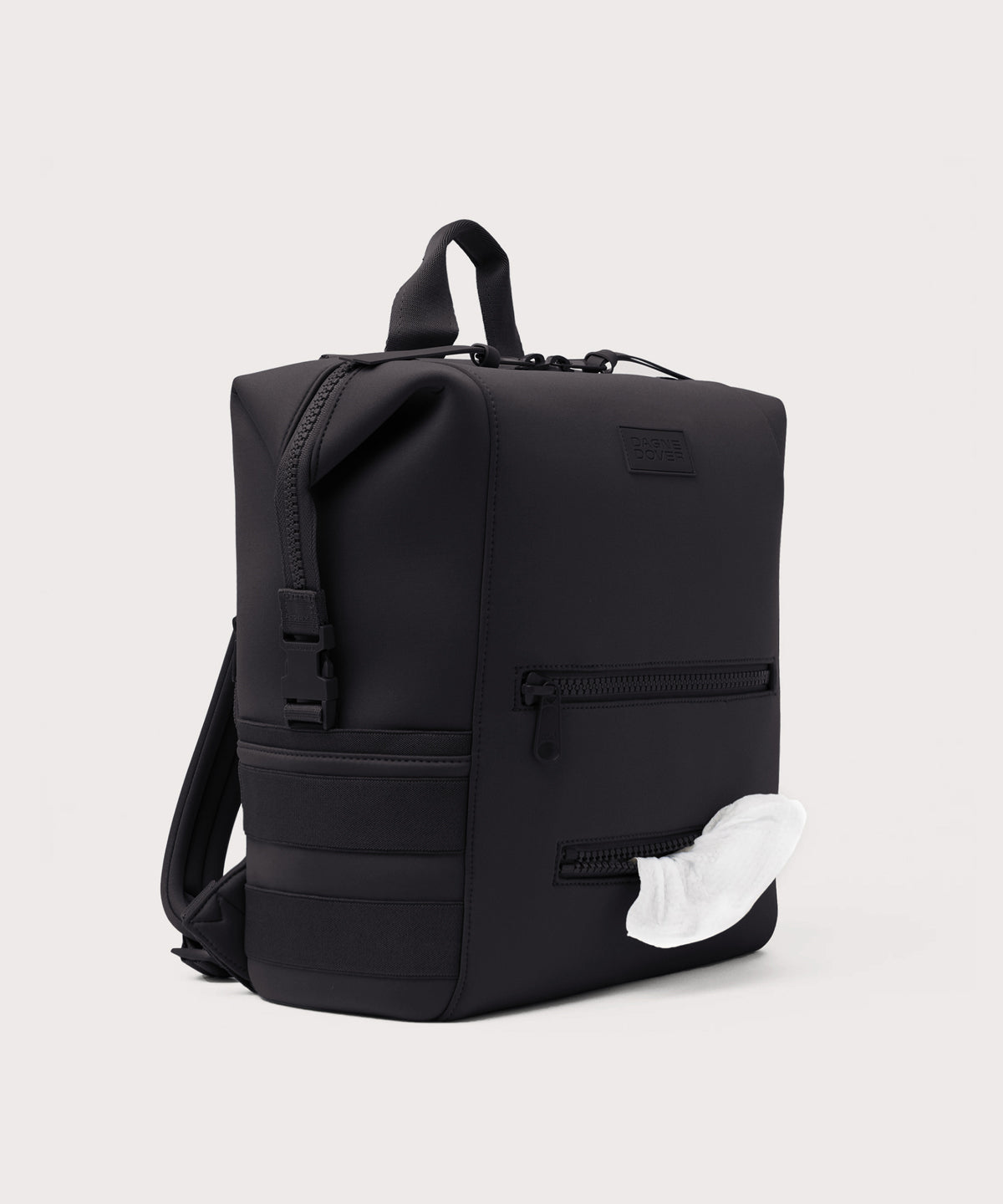 Indi Diaper Backpack in Onyx. Large - Image 7