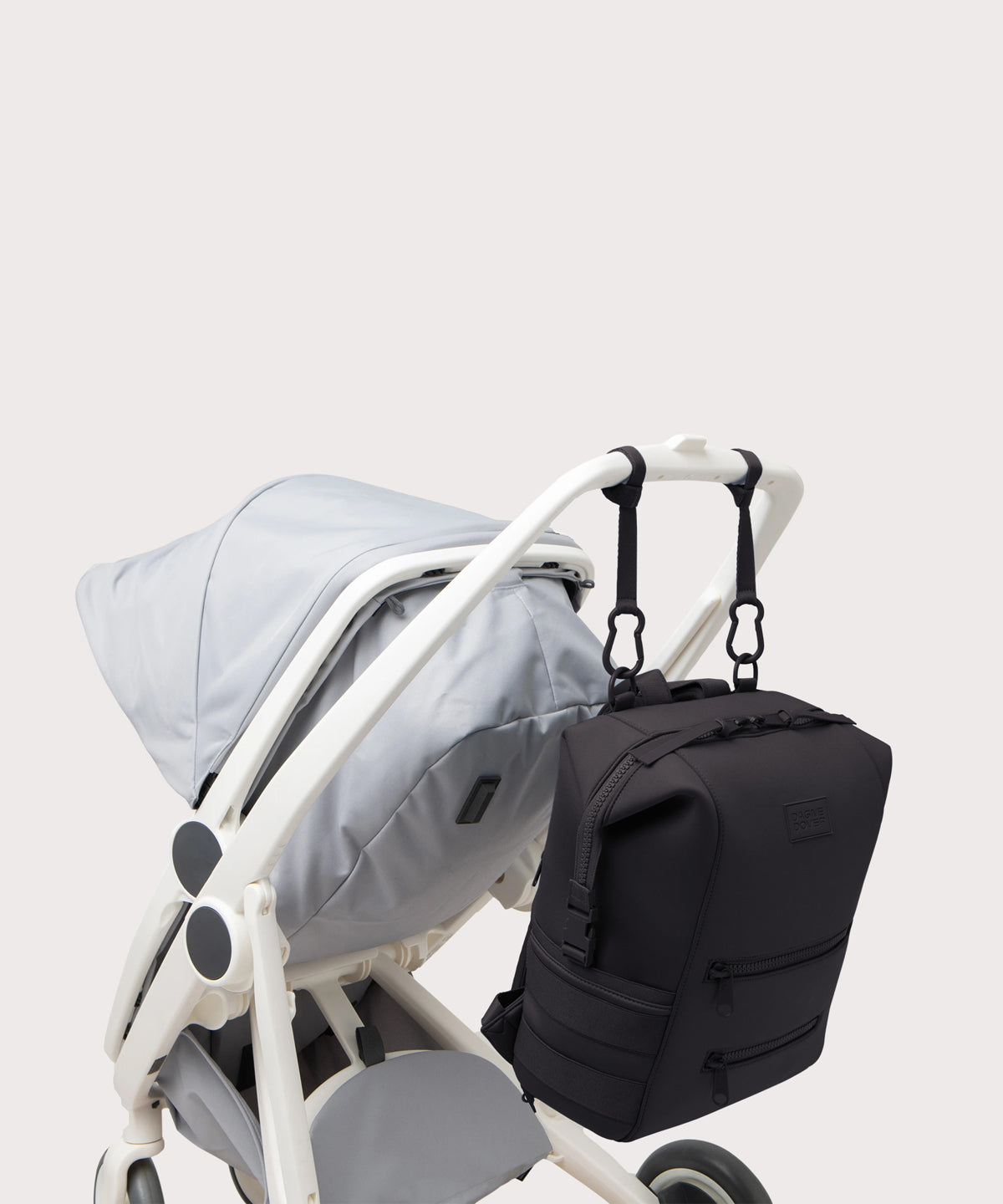 Indi Diaper Backpack in Onyx. Large - Image 8