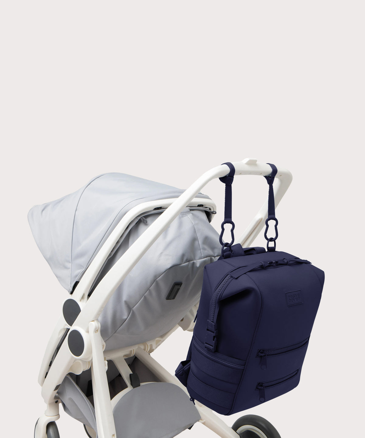 Indi Diaper Backpack in Storm. Large - Image 8