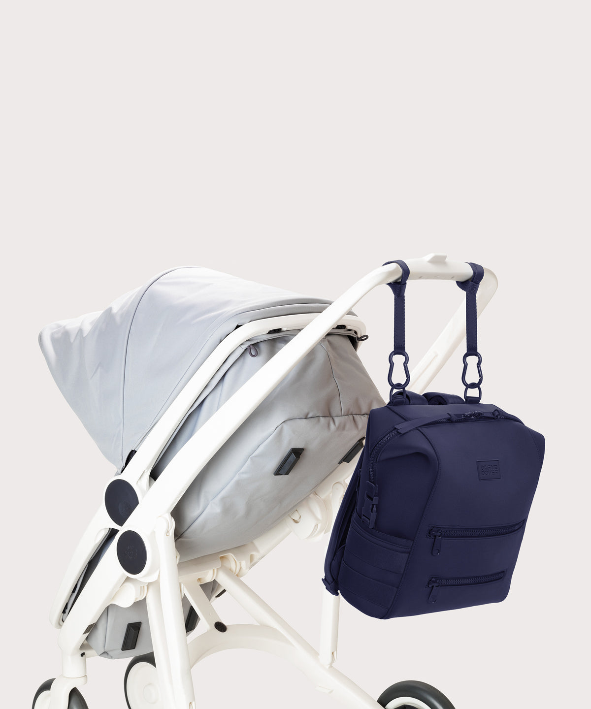 Indi Diaper Backpack in Storm. Medium - Image 8