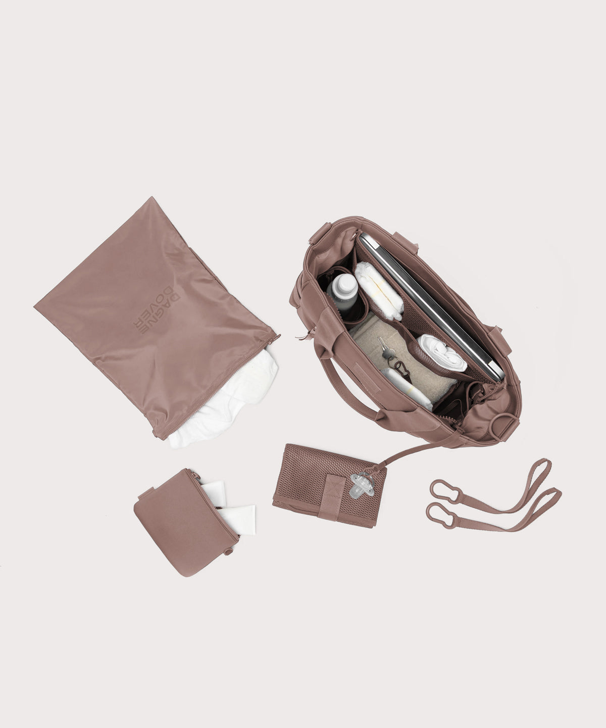 Wade Diaper Tote in Dune - Image 2