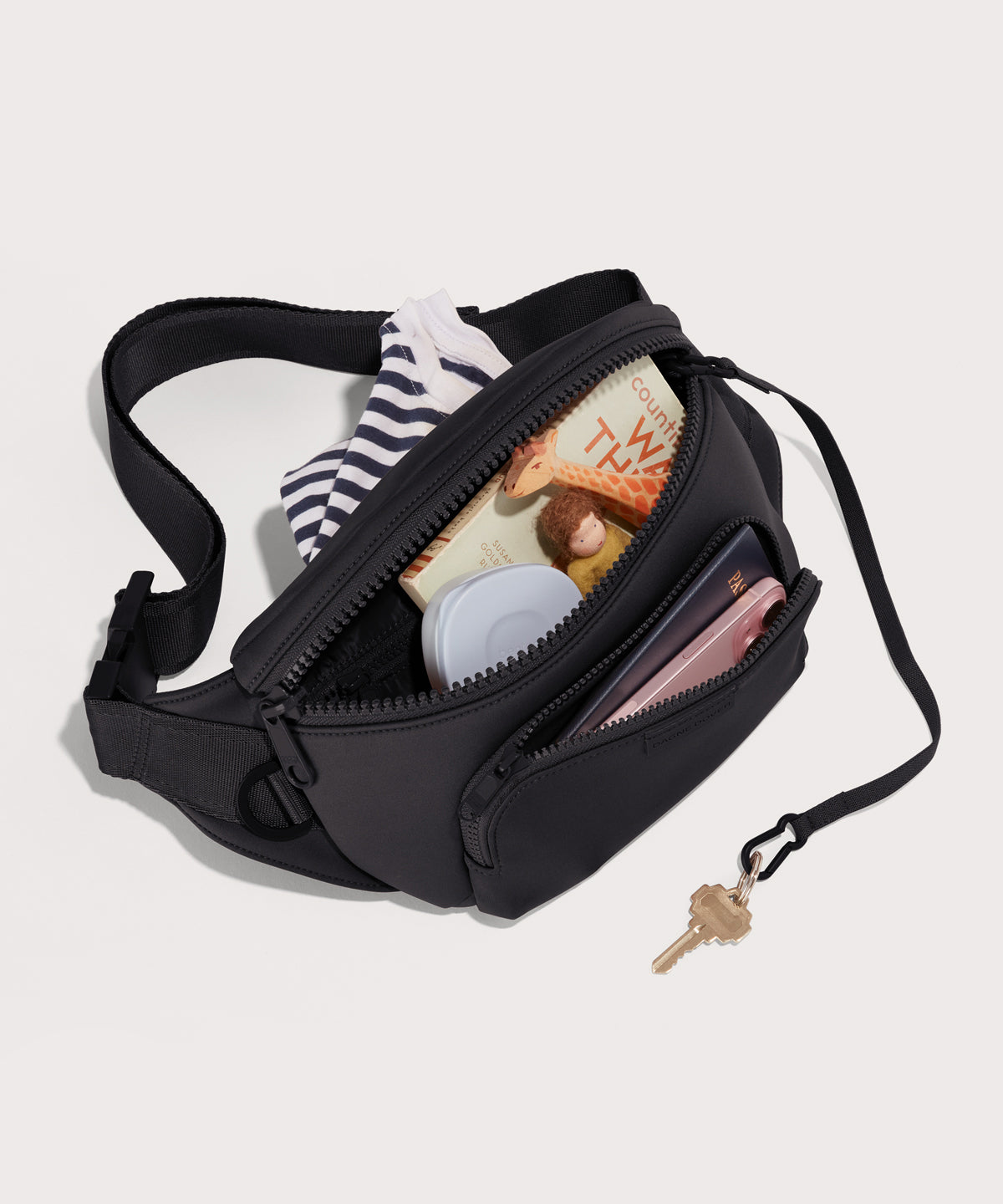 Jax Large Fanny Pack in Onyx - Image 2
