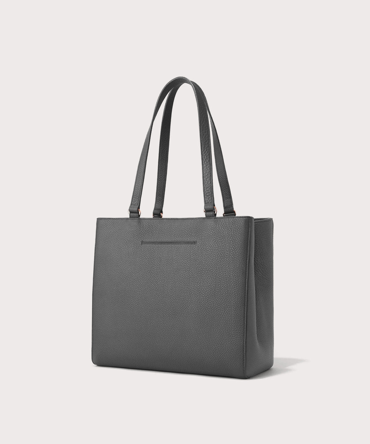Allyn Tote in Graphite. Medium - Image 4