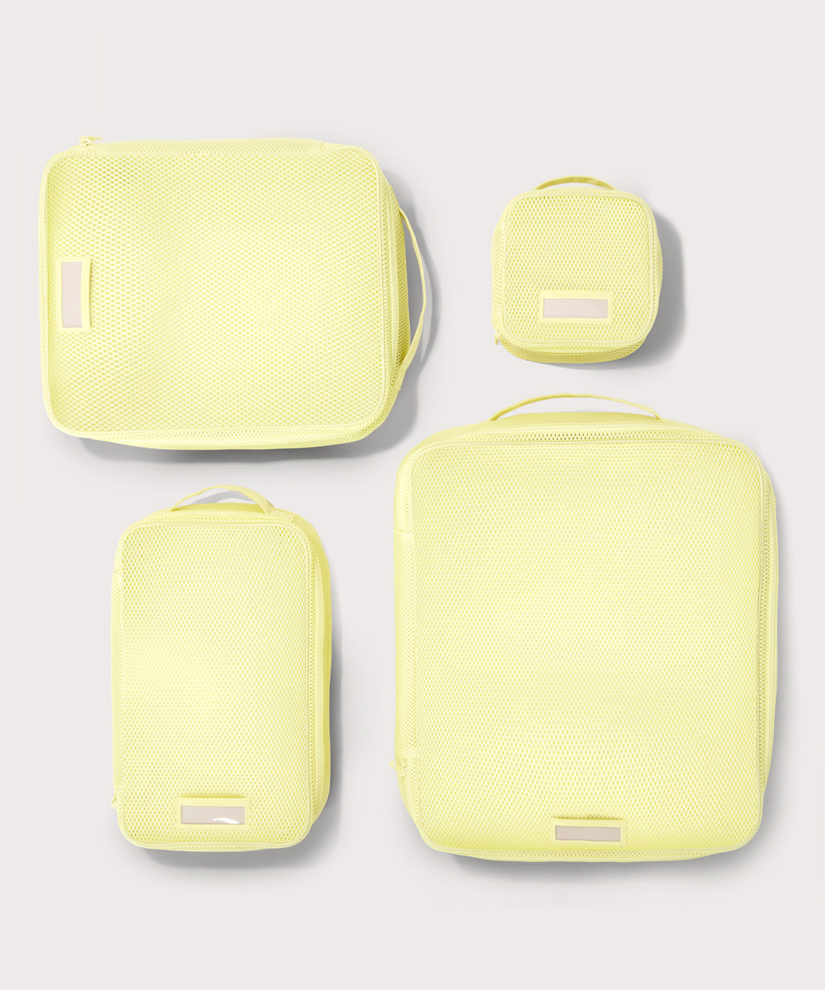 Roma Packing Cube in Citrine Air Mesh. Large - Image 5