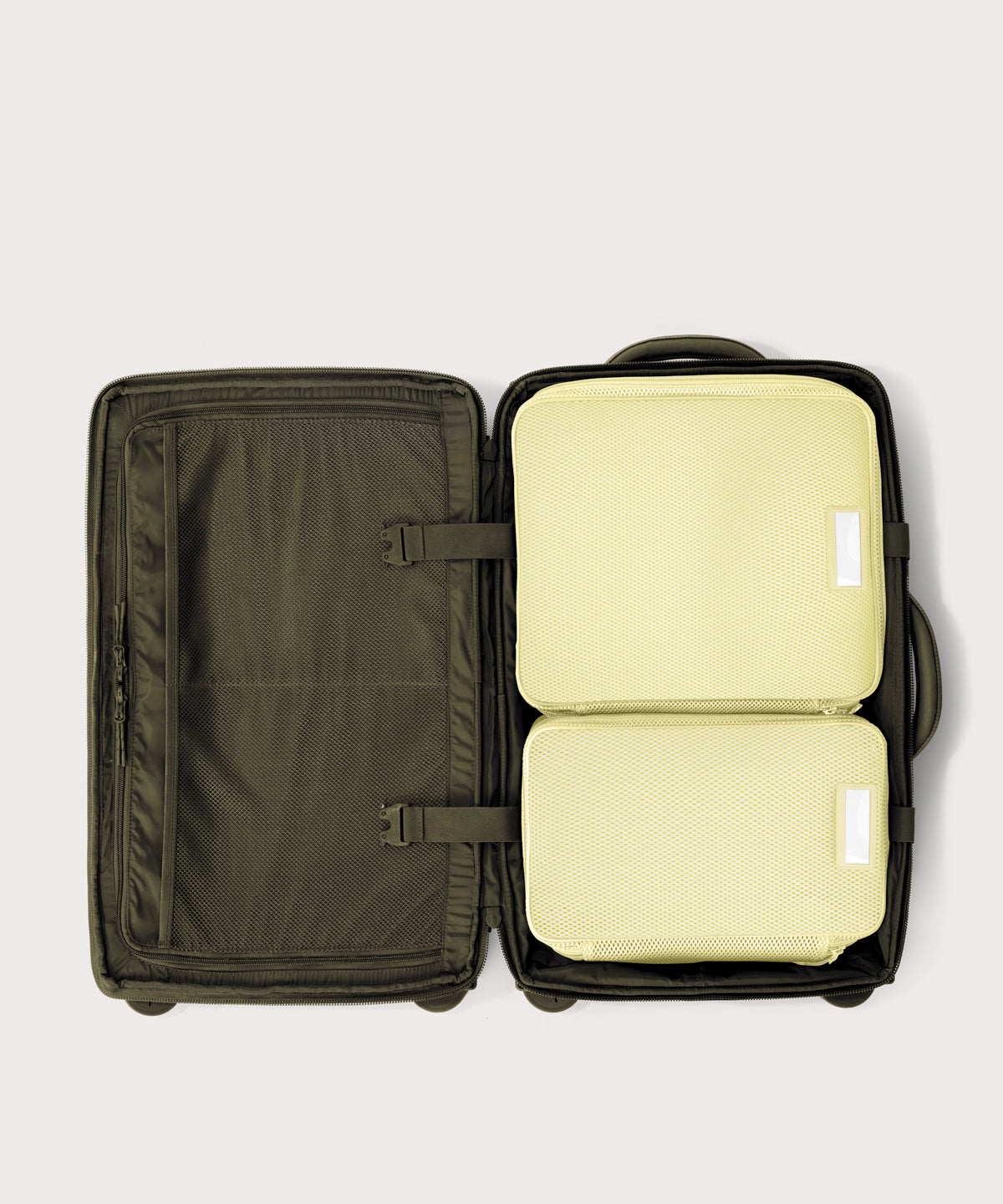 Roma Packing Cube in Citrine Air Mesh. Medium - Image 4