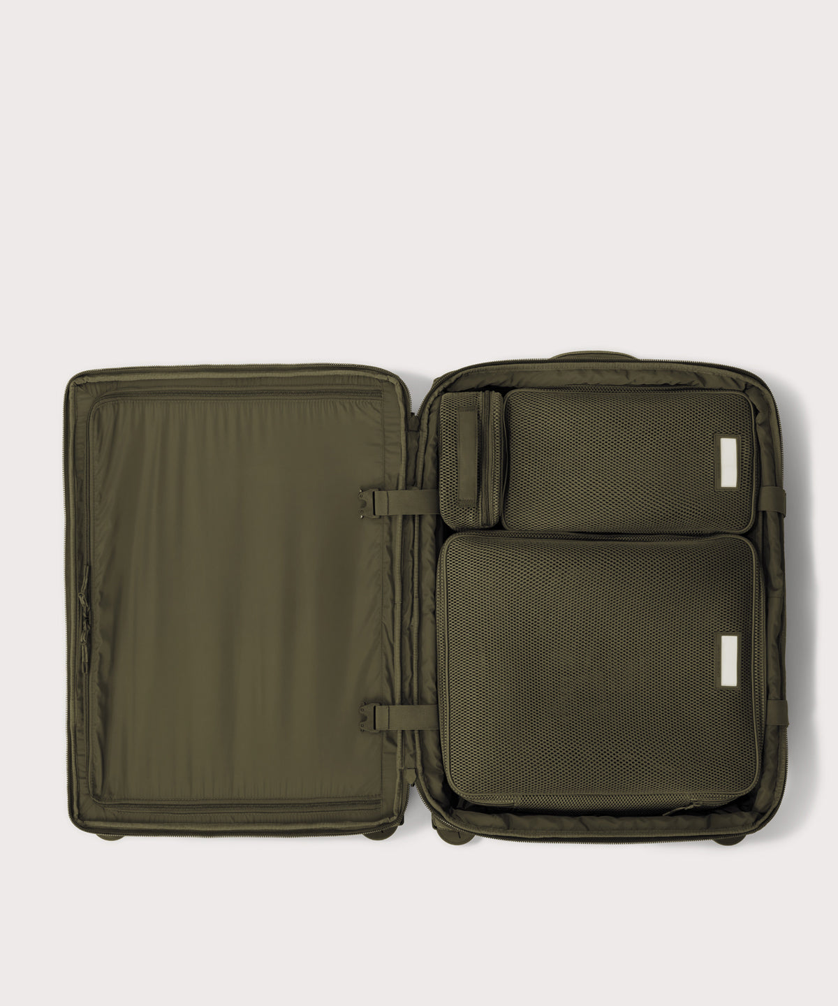Roma Packing Cube in Dark Moss Air Mesh. Extra Large - Image 4