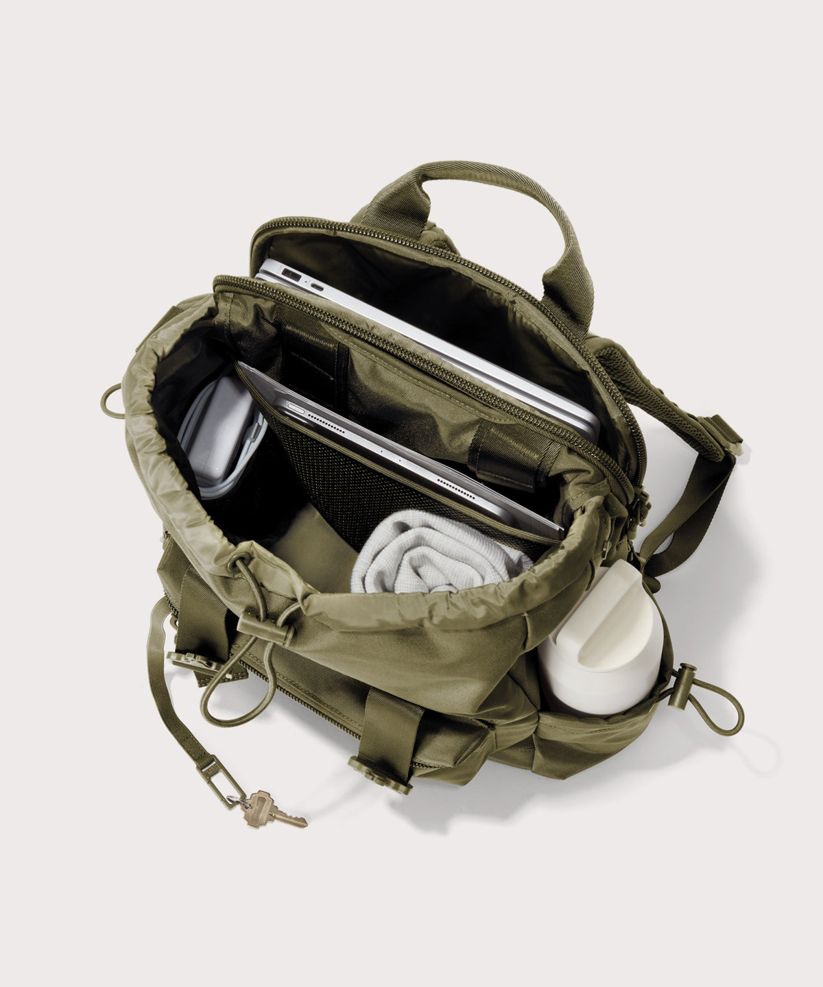 Brooklyn Backpack in Dark Moss - Image 2