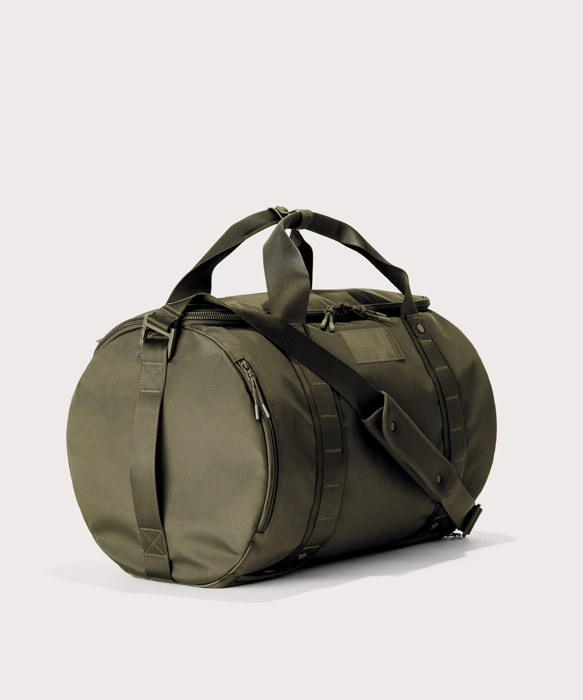 Denver Convertible Duffle in Dark Moss. Large - Image 3