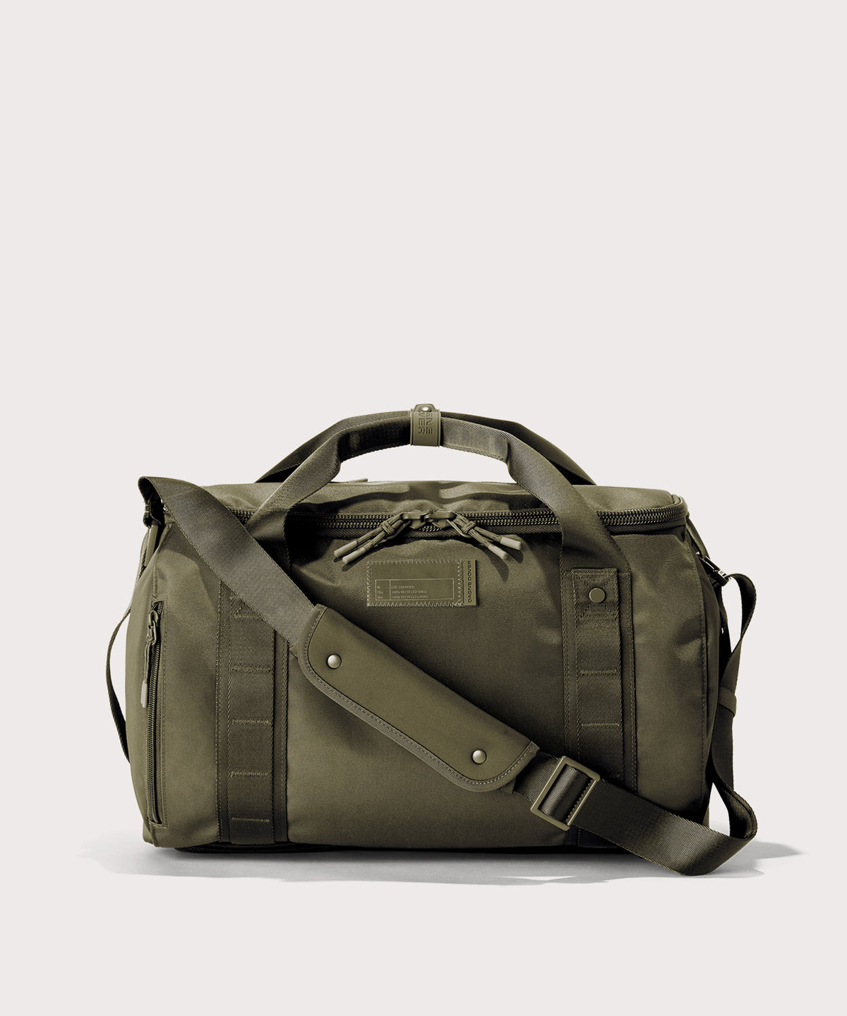 Denver Convertible Duffle in Dark Moss. Medium